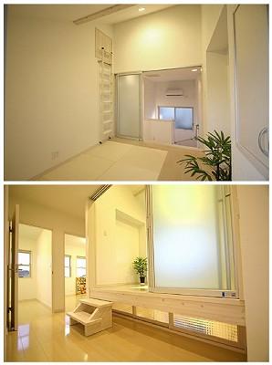 室内の空気を効率よく循環させるために工夫された３層の間取り。風の通り道まで考えられたプランです。